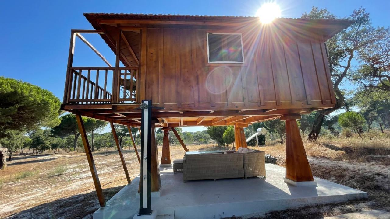 Villa Suspended Wooden House - Monte Da Cortica Águas de Moura Exterior foto